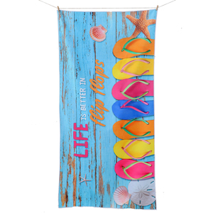 Toalla <span class=keywords><strong>de</strong></span> Playa <span class=keywords><strong>de</strong></span> Microfibra con Estampado Tropical, Ecológica, <span class=keywords><strong>de</strong></span> Secado Rápido, con Foto Personalizada para Surf, Camping y Viajes, Venta al Por Mayor - Product Image 2