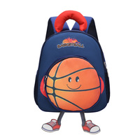 Sac à dos pour enfants mignon avec des motifs de football et de basketball pour garçons et filles