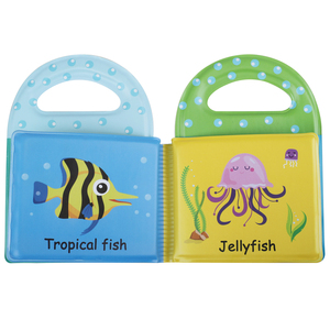 Livre de <span class=keywords><strong>bain</strong></span> éducatif en tissu PVC souple pour enfants, idéal pour bébés de <span class=keywords><strong>3</strong></span> ans – Cadeau parfait - Product Image 4
