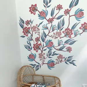 Pegatinas de papel de pared personalizadas impresas para habitación de niños, OEM, superventas