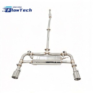ระบบท่อไอเสียแบบ Catback พร้อมวาล์ว FlowTech T304 สแตนเลสสตีล สำหรับ BMW 118i 120i F40 B48 2.0T ปี 2019+ ติดตั้งแบบ Direct Bolt-On - Product Image 6