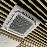 Système VRF 8HP à 48HP Pompe à chaleur à courant continu (DC) avec onduleur complet, climatiseur commercial à haute efficacité pour hôtel, bureau, immeuble
