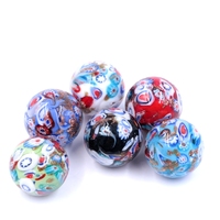 Boules de verre marbrées, Murano, 300 pièces, 20mm