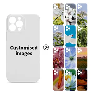 Capas para celulares apple iphone11 12 13 14 pro max, capinha personalizada com impressão de subolmação em branco, prevenção de queda