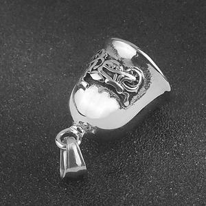 Collar Unisex de Acero Inoxidable con Colgante de Campana y Nefertiti, Estilo Hip Hop, Amuleto de Faraón Egipcio, Chapado en Titanio, Campana para Fiesta - Product Image 4