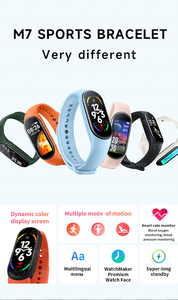 สมาร์ทวอทช์ติดตามสุขภาพรุ่นใหม่ล่าสุด ปี 2024 ราคาประหยัด M7 Fitpro วัดอัตราการเต้นของหัวใจ สายรัดข้อมืออัจฉริยะสำหรับเล่นกีฬา รุ่นมินิ M7 - Product Image 2