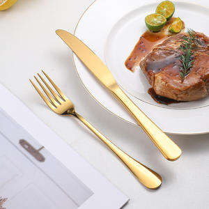 Juego de Cubiertos de Acero Inoxidable de 24 Piezas en Caja de Regalo, Cubertería Occidental de Alta Gama, Cuchillo y Tenedor para Carne, 4 Juegos - Product Image 4