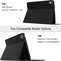 Clavier magnétique détachable sans fil intelligent avec trackpad et support pour stylet pour iPad Pro 11 pouces (1ère à 4ème génération) et iPad Air 11 pouces M2 M3 M4