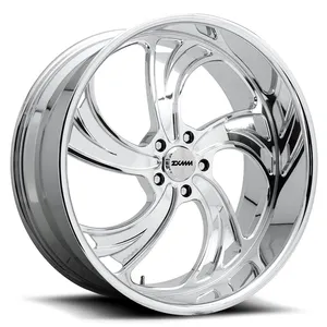 ZXMM roue en alliage d'aluminium forgé monobloc plat profond 6x139.7 chrome tout-terrain personnalisé 17 18 20 <span class=keywords><strong>22</strong></span> 24 26 pouces jante - Product Image 1
