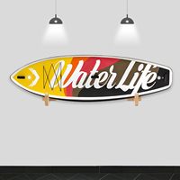 Supports muraux en bois pour planches de surf, supports muraux en bois pour le rangement et la présentation des planches de surf, des skimboards et des skateboards