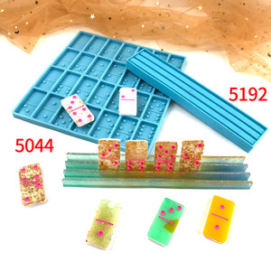 Soportes rectangulares decorativos de primera calidad, bandeja de dados de resina, molde de silicona - Product Image 6