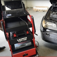 Carrito de Herramientas Multiusos LAUNCH TWT-100 con Diseño de 5 Niveles y Ruedas para Taller de Reparación de Automóviles