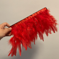 Bracelet à claque en plumes de marabout de dinde moelleux en gros pour la décoration de costumes de fête de carnaval