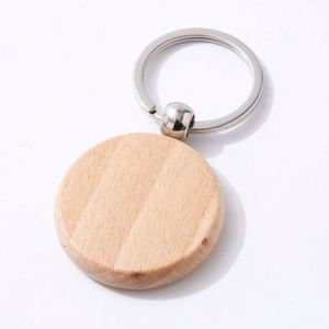 Ys69 Wholesale <b>Custom</b> Shape Plain Accessories Engraving Logo Wooden Keyring Surfboard Blank Wood <b>Keychain</b> - Product Image 6