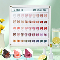 ZRKGEL OEM 45 Couleurs Tendance Sans TPO & HEMA Formule Sûre Non Toxique Écologique Longue Durée Gel Polish Effet Cristal Glacé Transparent