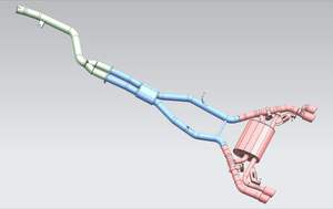 CGW prix d'usine Automobile Active Sound Catback tuyaux d'échappement avec tuyau de descente et embouts d'échappement pour BMW X3 M40i G01 2023 - Product Image 3