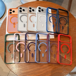 Funda Magnética Transparente de Acrílico para iPhone 17 Pro Max, 17 Air, 16, 15, 14, 13, 12, 11, Carcasa Rígida Transparente a Prueba de Golpes - Product Image 1