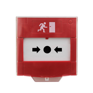 DPDT Double Contacts Réinitialisable Clé <span class=keywords><strong>de</strong></span> réinitialisation Bouton poussoir d'arrêt d'urgence Point d'<span class=keywords><strong>appel</strong></span> manuel - Product Image 1