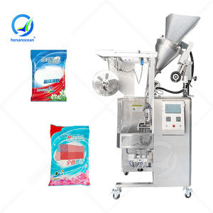 Máquina de paquete de polvo de detergente de relleno de bolsa de gránulo vertical de bolsita pequeña OCEAN - Product Image 1