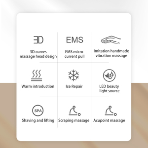 Perangkat Anti Penuaan penggunaan rumah panas dingin, mesin kecantikan genggam portabel penghilang kerut pemijat pengangkat leher wajah getaran - Product Image 6