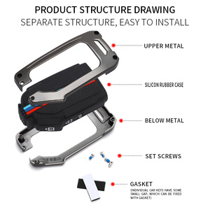 Custodia per Chiavi Auto in Lega di Zinco e Gel di Silice per <span class=keywords><strong>KIA</strong></span> K3 KX3 Sportage R GT KV7, Portachiavi e Accessori da Fabbrica - Product Image 6