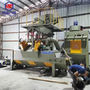 Overhead Type Vehicle Shot Blasting Machine Sand Blasting Equipment Bottle Steel Power Parts Sales Hook Shot Blasting Machine