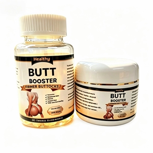 Cápsulas para el Crecimiento de Glúteos y Crema Voluminizadora – Suplemento de Acción Rápida para Levantar y Reafirmar las Caderas con Crema Hidratante, para un Cuerpo Curvilíneo Femenino - Product Image 1