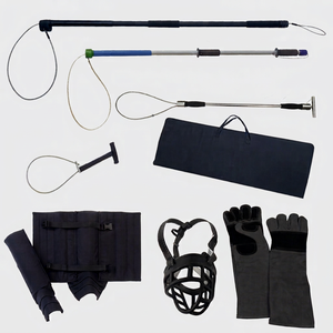 Handmade Combo Kit for Animal Rescue Veterinary Instrument Dog Catcher Pole and Cat Grabber <b>Bite</b> Protect Equipment - Product Image 1