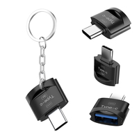 Adaptateur convertisseur USB 2.0 Type-C Micro USB en alliage d'aluminium avec sortie AC/DC pour ordinateurs portables de jeu, téléphones mobiles, appareils photo, appareils LED 100% OEM