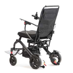 Fibra poderosa do carbono do motor que dobra o wheelchair elétrico leve com controlo a distância - Product Image 3