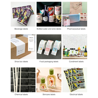 Imprimante jet d'encre numérique industrielle professionnelle nouvelle génération rouleau-à-rouleau pour étiquettes couleur, avec réservoir d'encre rechargeable pour un branding de produits à haute vitesse