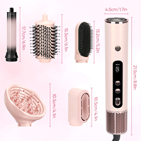 Outils de coiffure professionnels 5 en 1 : sèche-cheveux, lisseur, boucleur automatique et brosse thermique, volumateur à air chaud, appareils de soin des cheveux