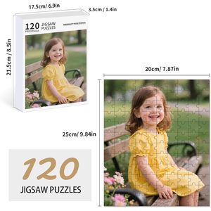 จิ๊กซอว์ส่วนบุคคลที่กำหนดเองจากรูปภาพที่สมบูรณ์แบบของขวัญสำหรับคู่รักครอบครัวสัตว์เลี้ยงงานแต่งงานวันเกิดฟรีตัวอย่างโลโก้พิมพ์ - Product Image 5