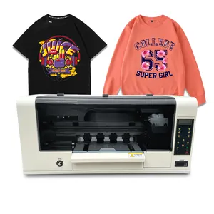 COLORSUN 30CM DTF printer for Epson XP600 double print heads automatic powder shaking machine