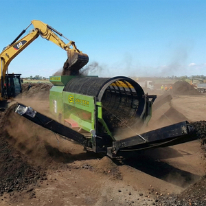 Tamis de sol rotatif de chine, tamis de trommel pour le criblage des plantes de comblement, écran de trommel mobile, écran de trommel portable - Product Image 4