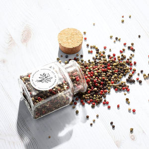 Bottiglia/barattolo di condimento per burro di arachidi per imballaggio alimentare di alta qualità su adesivo per spezie con Logo personalizzato in vetro con Logo - Product Image 5