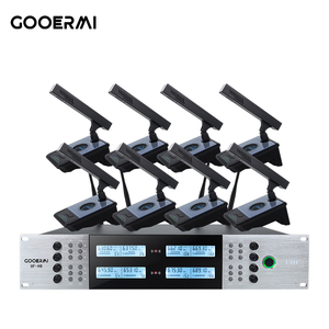 UF-H8 UHF không dây mic Chuyên nghiệp UHF Micro không dây 8 cầm tay/lavalier/tai nghe hội nghị Hệ thống micro không dây - Product Image 3