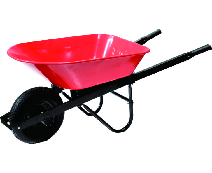 90L со стальными ручками, садовые тачки, тачки