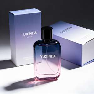 Ingrosso colorato a due colori gradiente <span class=keywords><strong>50</strong></span> ml di cristallo unico profumo bottiglia Spray di lusso con scatola - Product Image 2