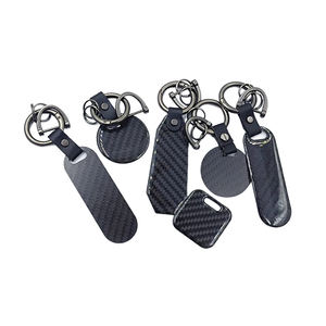 Fabbrica di alta qualità Logo personalizzato in fibra di carbonio portachiavi per auto uomo e <span class=keywords><strong>donna</strong></span> accessorio per auto <span class=keywords><strong>regalo</strong></span> con Logo personalizzato - Product Image 4
