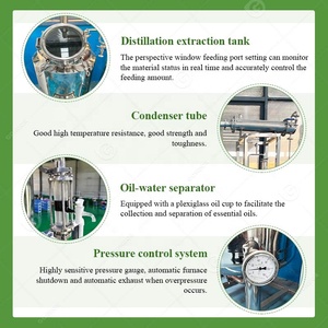 Macchina per l'estrazione dell'estrattore e distillazione di olio di spezie Citronella distillatore di Citronella - Product Image 6