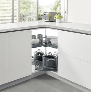 NUOMI <strong>Cabinet</strong> Accessories Magic <strong>Corner</strong> Lazy Susan Turntable Shelf Pantry Organizer <strong>Kitchen</strong> <strong>Storage</strong> - Product Image 2