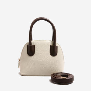 Sac à bandoulière simple en cuir élégant pour femmes, sacs à main simples en forme de coquille, vente en gros - Product Image 6
