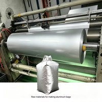 Sac en vrac FIBC résistant aux hautes températures, imprimable, en matériau laminé avec doublure en feuille d'aluminium pour poudre chimique