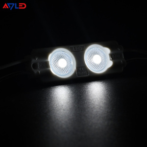 โมดูลไฟ LED สำหรับป้าย 2 ชิป สีขาวบริสุทธิ์ สว่างพิเศษ 7000K มาตรฐาน CE ROHS รับประกัน 5 ปี วัสดุ ABS ทองแดง สำหรับใช้งานภายนอกอาคาร มาตรฐาน IP65 กำลังไฟ 1 วัตต์ - Product Image 1