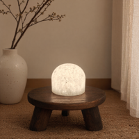 Marbre naturel moderne rechargeable à LED, décoratif, en marbre naturel, pour bureau, salon
