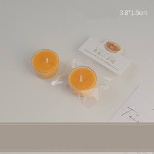 Portavelas de vidrio personalizable Bliss con cera de soja Tealight velas perfumadas linternas y portavelas - Product Image 1