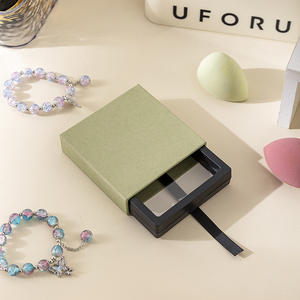 Custom Hot Selling Transparent PE Film Ring Display and Jewelry <b>Box</b> Necklace Luxury Bracelet Black Jewelry Display Packaging <b>Box</b> - Product Image 3