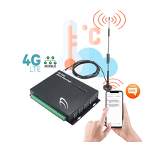 Sistem Pemantauan Suhu Modbus dengan Alarm SMS 4G, Antena, dan Peringatan Seluler