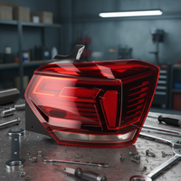 Luz Trasera LED para Auto, Lámpara de Freno con Lente Roja para Polo Modelo 2019-2021, Nueva 2G0945207B 2G0945208B